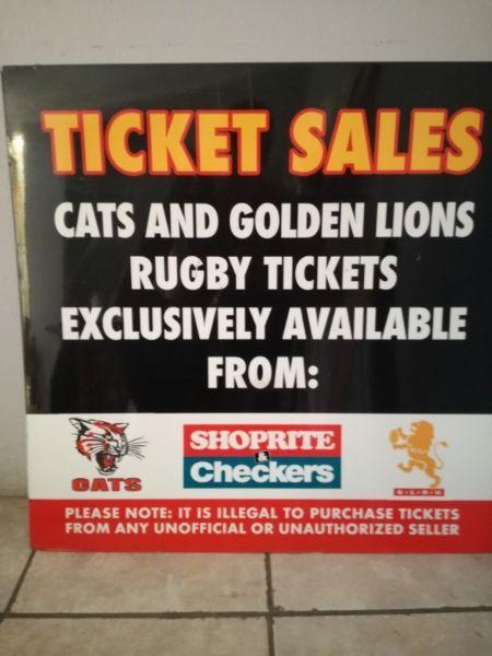 Lions / Cats Metal Sign