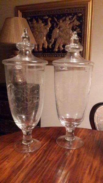 Cut Glass vasses