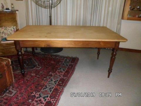Antique Yellow wood & Stinkwood Kitchen table [Dbe]