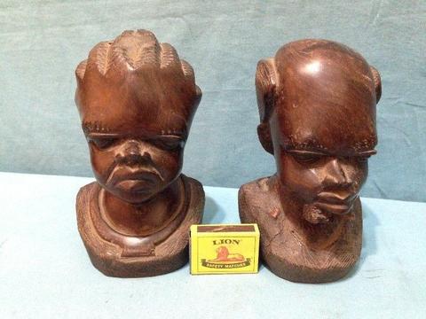 R120.00 … For Both African Carvings. Height: 19cm