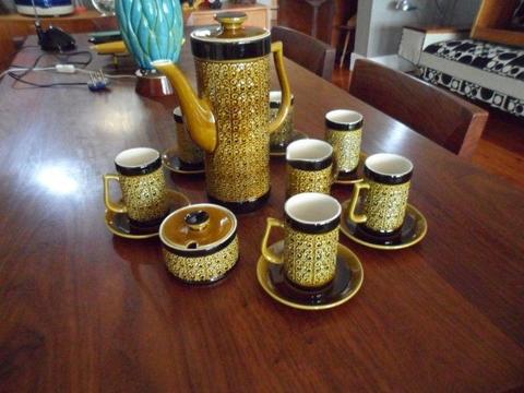 SIXTIES RETRO COFFEE SET