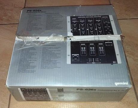Gemini PS-626X 3-Channel DJ Mixer