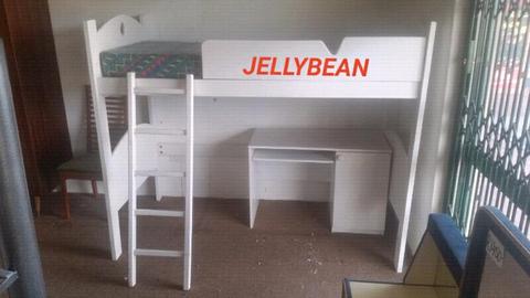 ✔ GORGEOUS!!! Jellybean 2 Piece Loft Bed
