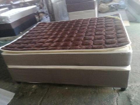 Good quality pillow top 7yr warranty double bed