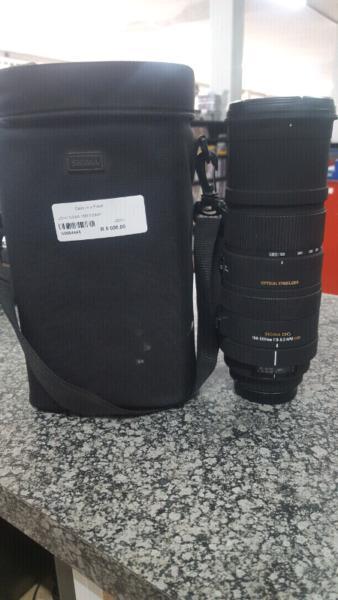 Sigma 150-500mm lens for sale