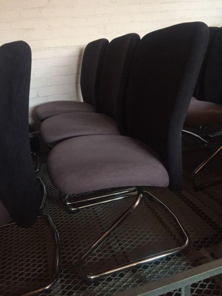 Black and Grey Chairs for Sale