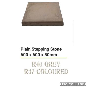 Garden Stepping Stones Pavers Concrete/ Cement