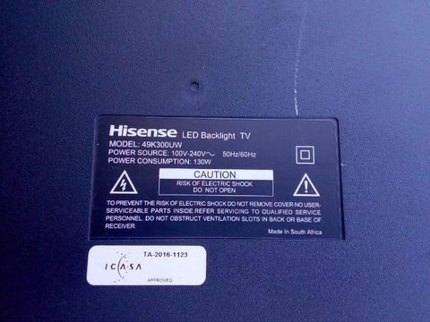Hisense 49 inch led tv
