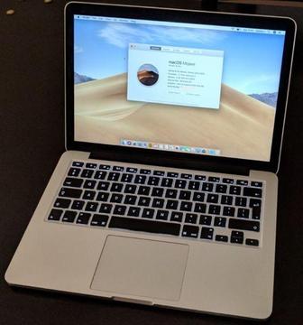 Macbook Pro 13, 2.7 GHz Intel Core i5 (Turbo B up to 3.1GHz), 8 GB