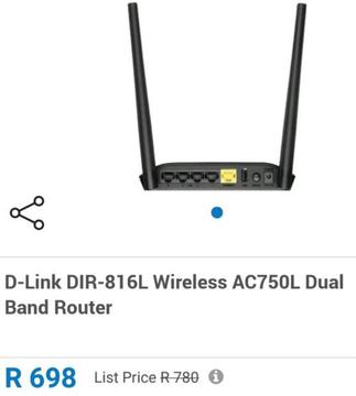 BRAND NEW!!! D link DIR 816 L Dual band cloud router