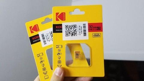 Kodak High Speed U1 TF Micro SD Memory Card YELLOW 32GB