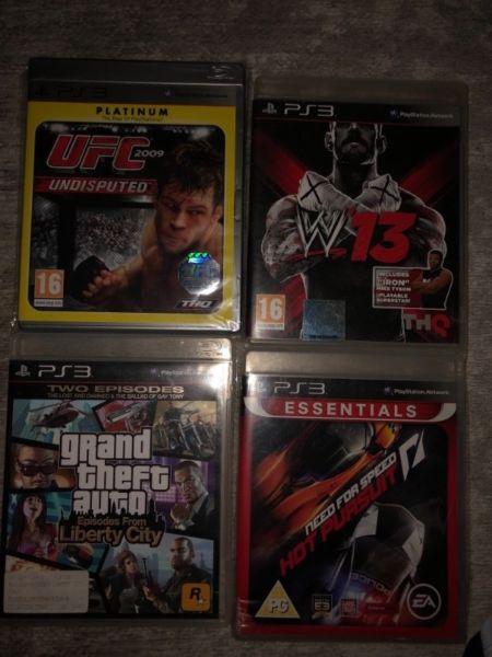 PS3 slimile with games