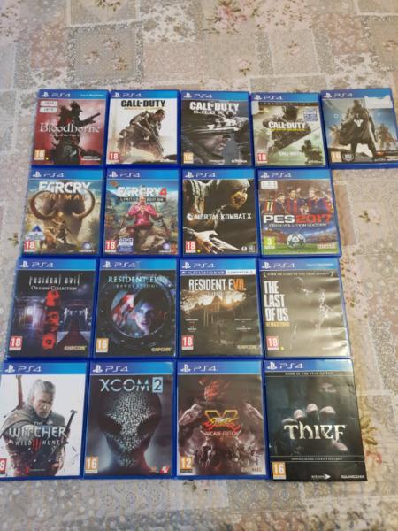 PS4 GAMES FOR SALE/ TRADE