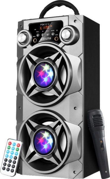 Everlotus Portable Bluetooth Karaoke Speaker PSK1212