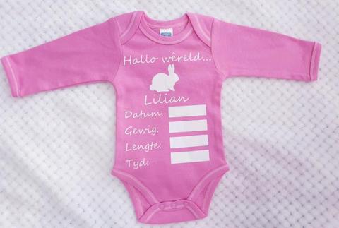 Baby vest printing