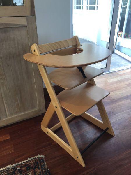 Wooden High Chair - Sit Right