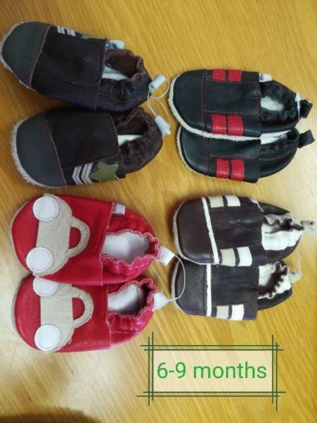 Kids leather shoes 0 - 12 months #new