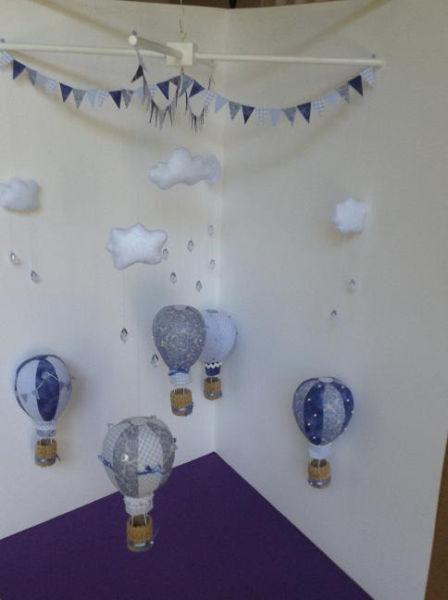 Baby mobile - hot air balloons