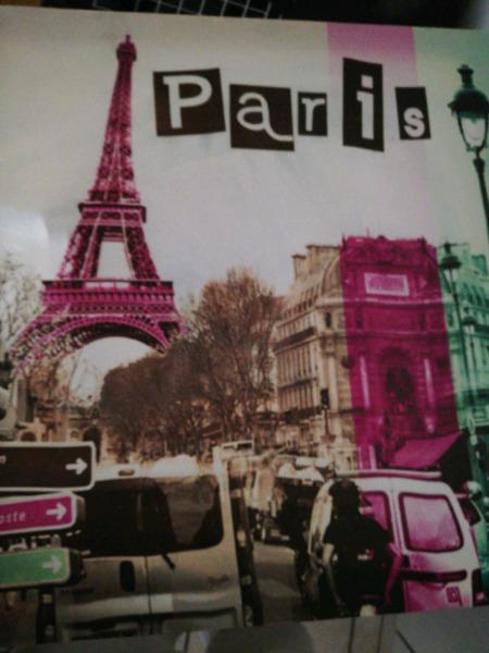 Paris themed Single Duvet Cover