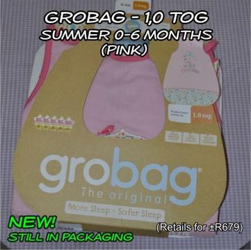 Pink Baby GroBag - 1,0 tog (New)