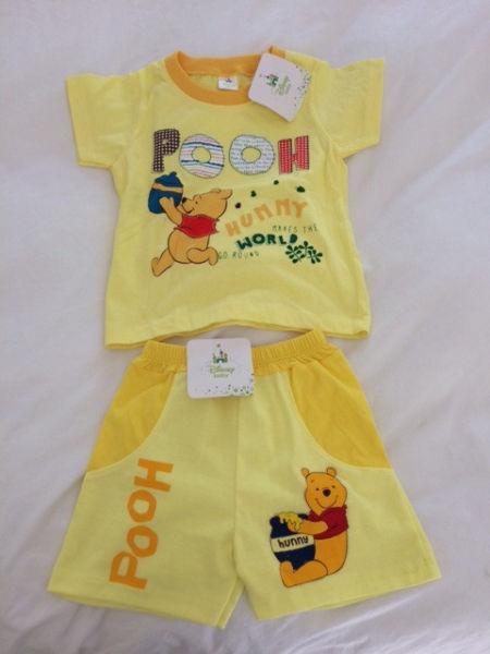 Cute Kids Pooh Shirt and Shorts Brand New