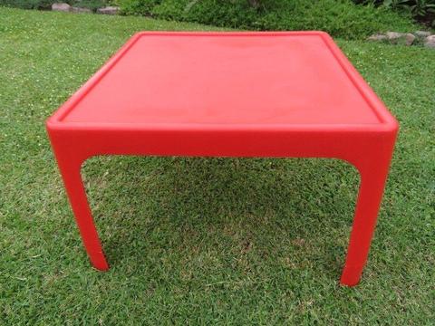 Kids Red Large Plastic Table