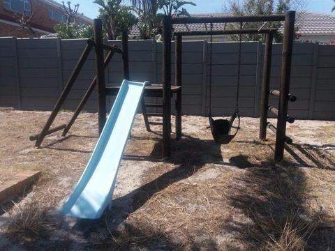 Kiddies Solid Wooden Jungle Gym - Already Disassembled