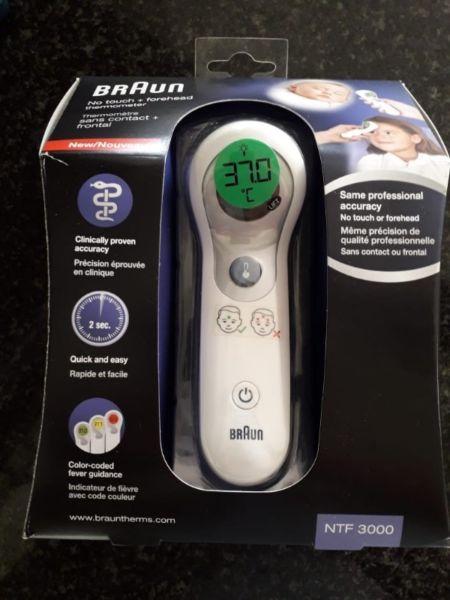 Braun No touch baby thermometer