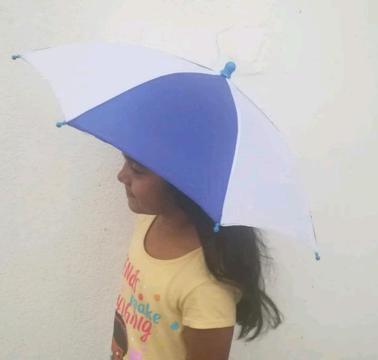 Strap on Head Umbrellas for Kids and Adults