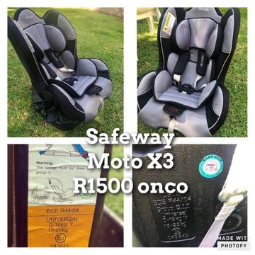 Safeway car seat - Moro X3