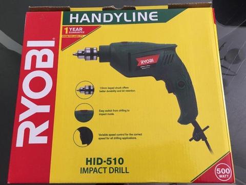 *BRAND NEW* Ryobi HID-510 Impact Drill x 2