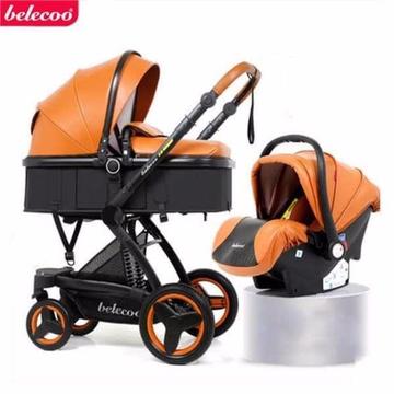 New in the box R3890 Belecoo baby cart 2 in 1. 3 in 1 Can sit and lie down fold Two-way absorber str Urgent