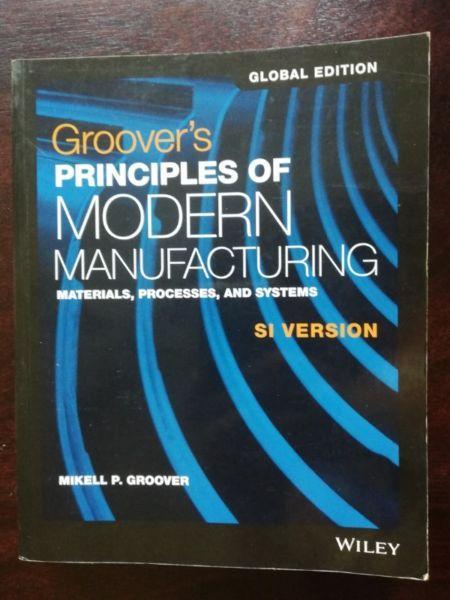 Principles of modern manufacturing, textbook