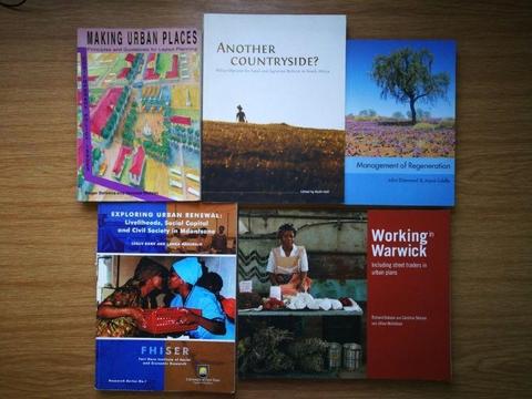 5 books on urban and rural development (second hand and cheap)