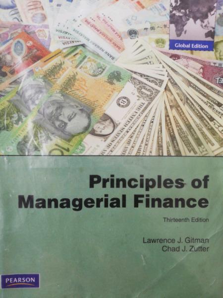 Principles of managerial finance. LAWRENCE