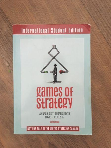 Games of Strategy 3rd Edition - Game Theory - Third Edition
