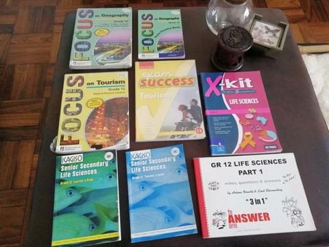 Grade 12 text books, R40 per book