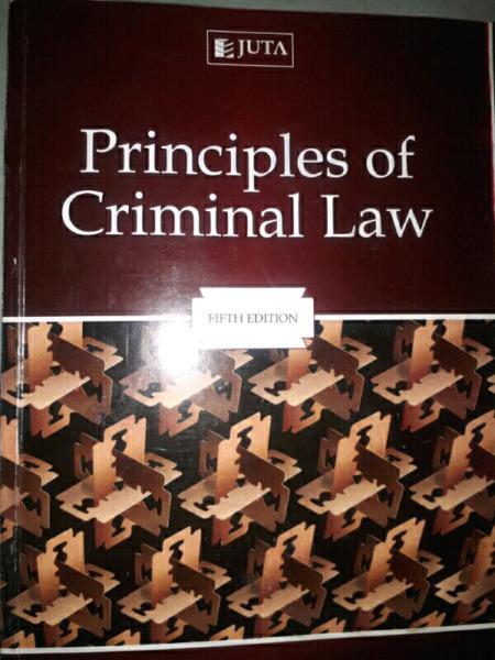 Principles of Criminal Law