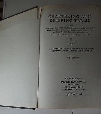 Chartering and Shipping Terms: vol. 1 1975