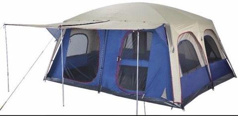 Camping Equipment: Lodge tent, Ground Sail, Shelf Cupboard