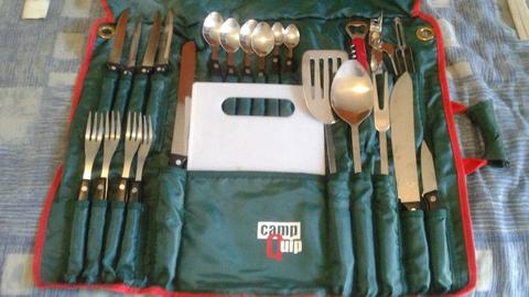 Cutlery 24 pc roll up set