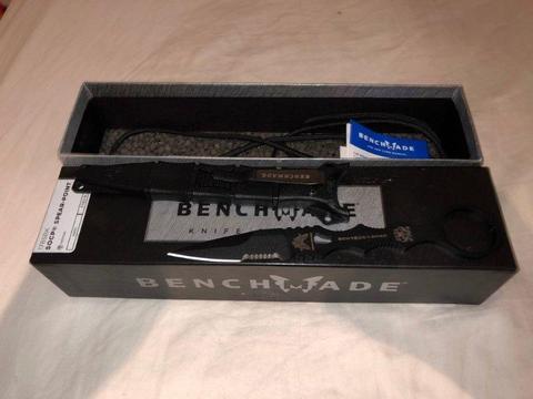 BENCHMADE KNIFES SOCP DAGGER BLACK-FIXED KNIFE 176BK