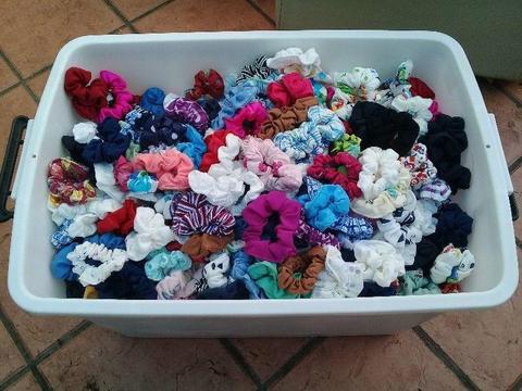 Hair scrunchies big variety