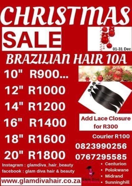 BRAZILIAN HAIR 20"+FREE CLOSURE 2000 0823990256
