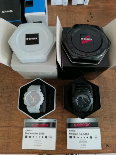 G shock black out and step tracker