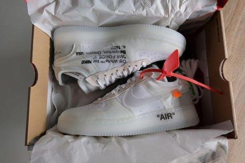 New Year Unisex Air Force1 Off-White Sneakers Special