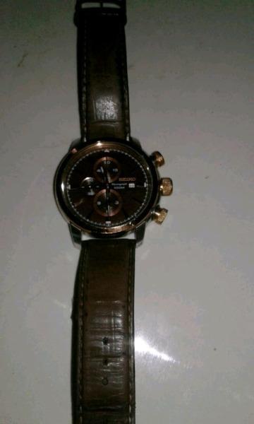 Seiko chronograph 100m original watch