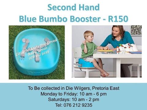 Second Hand Blue Bumbo Booster