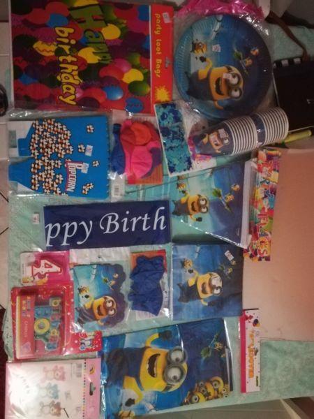 kids birthday party items and more