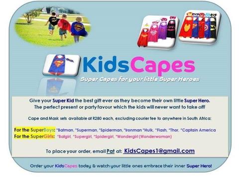 Kids Superhero Capes